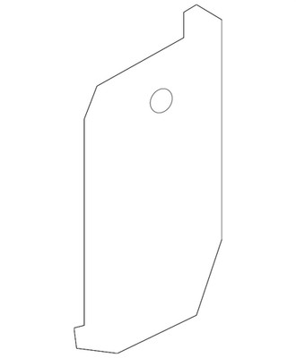 Genuine Mitsubishi Front Rail Extension 5220L084