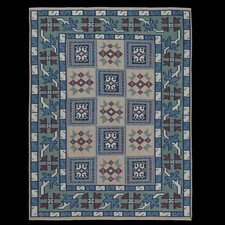 Hand Knotted Cotton Dhurrie Kilim Rug Color Multicolor Handmade Design Carpet Ru