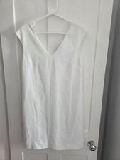 Polo Ralph Lauren White V Neck Dress Size US 4 UK 8