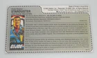 CUSTOM REPRO G.I. GI Joe Starduster 1987 ARAH Mail Away Figure Uncut File Card