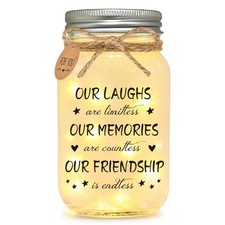 Friendship Gifts for Women, Mason Jar Night Light, Sentimental Keepsake Gift ...