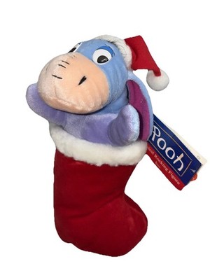 Disney Eeyore (Rocking) Christmas Stocking Plush Stuffed Animal Xmas With Music