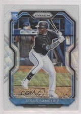 2021 Panini Prizm Tier II White Wave Prizm Jesus Sanchez #148 0nr3