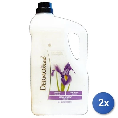 2x Dermomed Sapone 5000 Ml. Talco Iris