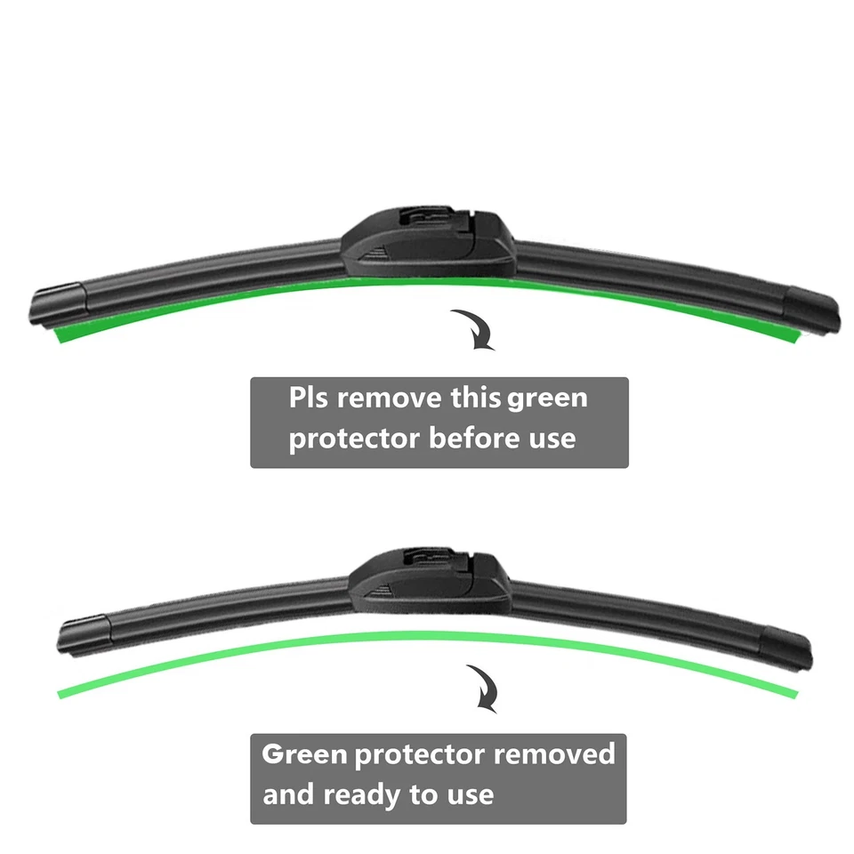 For 2019-2024 Toyota RAV4 Windshield Wiper Blades J-HOOK Hybrid Silicone RAV-4 Foto 2 de 4