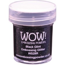Wow Embossing Powder WOW-WS28R WOW Embossing Powder 15ml-Black Glint