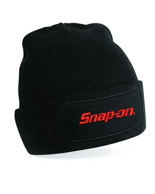 Snap On Inspired Mechanic Beanie | Embroidered Beechfield Garage Workwear Hat