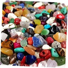 500pcs Natural Chip Stone Beads Multicolor 5mm to 8mm Irregular Gemstone