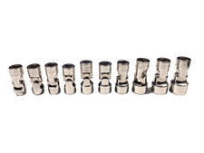 Snap On Usa 10 Piece 38 Drive Metric Shallow Swivel Socket Set 206fsuma4 Nice