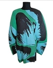 Rare Solace London Mira Dress - Size 10 - Turquoise Green Black Geometric