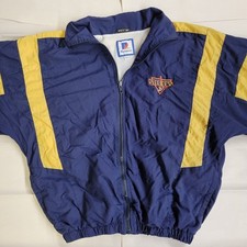 Vintage 90s Pittsburgh Steelers Nylon Jacket / Windbreaker / Mens Size Large