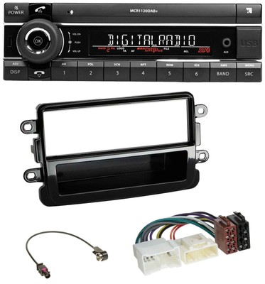 Kienzle Bluetooth MP3 USB DAB Autoradio für Dacia Lodgy Dokker Sandero Duster pi