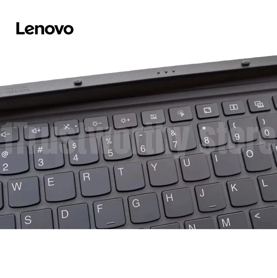 Original Para Lenovo Tab P12 12.7" 2023 Teclado Magnético Estuche Pack - Inglés EE. UU. Foto 4 de 4