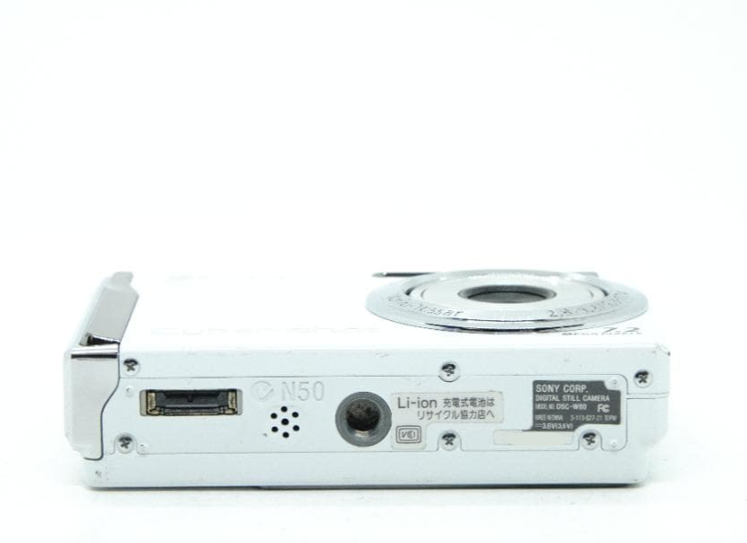 SONY Cyber-shot DSC-W80ホワイト Sony DSC-W80 White 7.2MP Digital Camera Cyber-shot used w/ Battery
