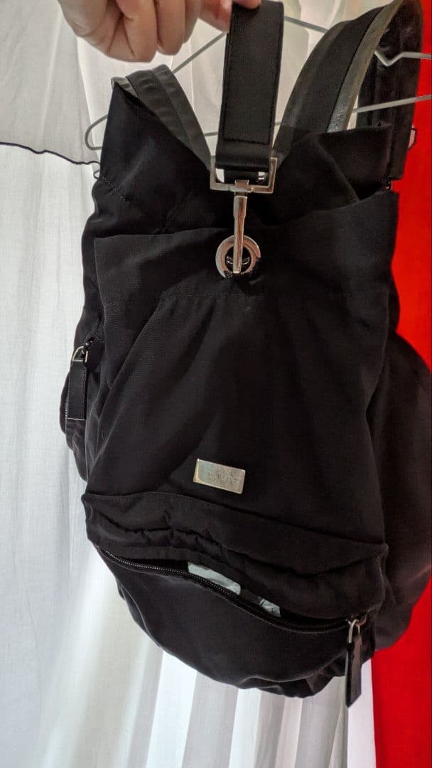 GUCCI Solid Backpack Rucksack Turnlock Leather Ny… - image 13