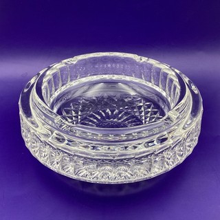 Vintage Waterford Diamond Cut Lead Crystal Ashtray Decorative Accent(C4) NS#8641