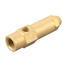 Ugello Carburante Flusso Aria Regolabile per Bruciatore Olio Scarico Ottone Acci