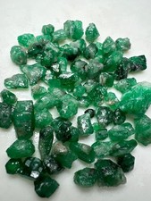 60 Carat Top Lot Green Emerald Rough lot From Swat Pakistan 1 gift