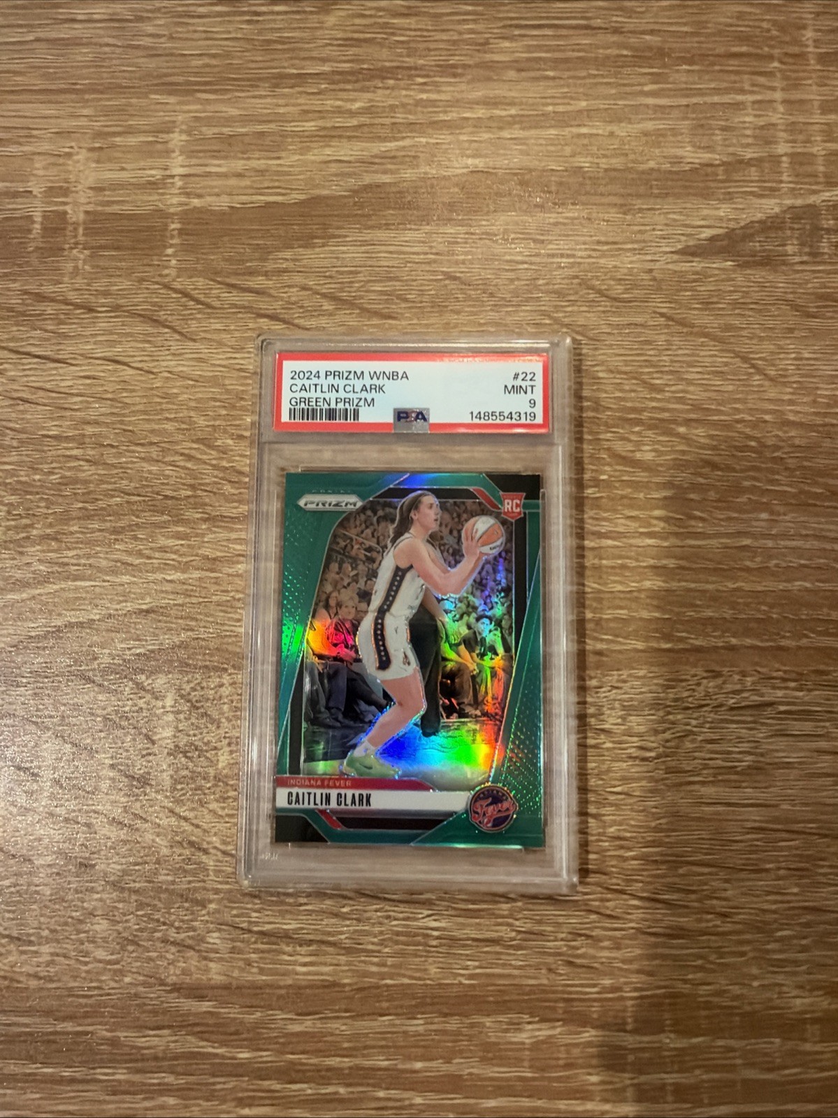2024 Panini Prizm WNBA - Caitlin Clark #22 Green Prizm (RC)