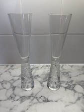 Vintage Iittala Arkipelago Champagne Flutes x 2 Timo Sarpaneva Finland Boxed