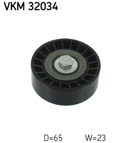 SKF Umlenk-/FüHrungsrolle Keilrippenriemen VKM 32034 FüR Lancia Brava Fiat 65Mm-image