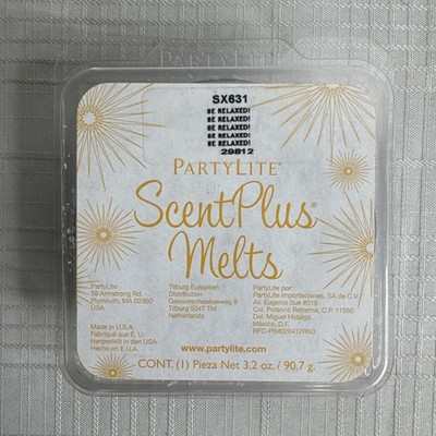 PartyLite Fresh Home Scent Plus Melts Be Relaxed! 9 Piece Wax Melts SX631 NEW