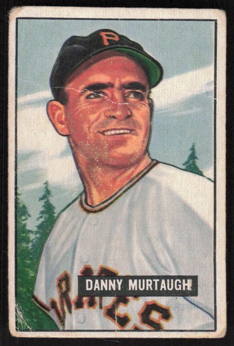 Danny Murtaugh #273 1951 Bowman card