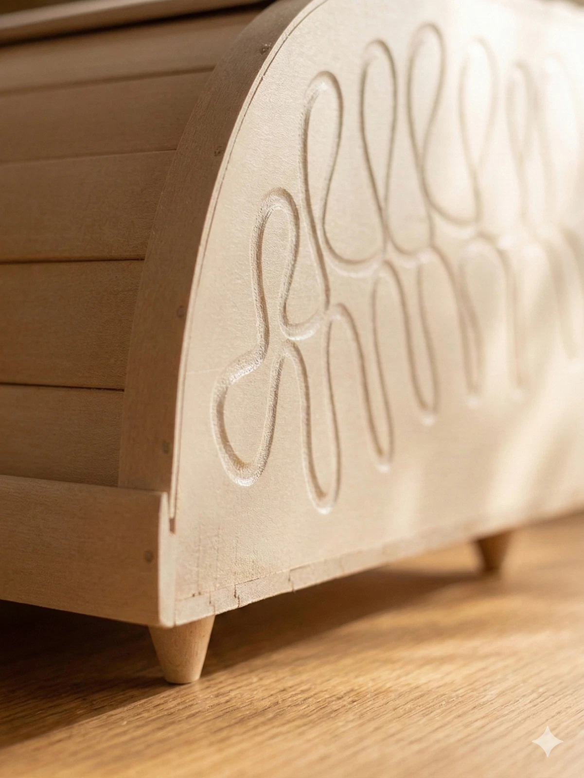 Wooden Bread Box Handmade from Natural Wood
Opens in a new window or tab