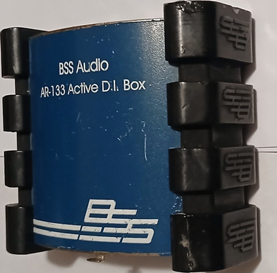 BSS Audio AR-133 Active DI Box Blue Compression/Limiting Analog Battery Powered