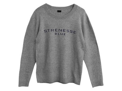 Strenesse Blue Herren Strickpullover (Grau, L) - B-Ware neuwertig