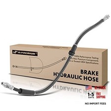 Front Driver or Passenger Brake Hydraulic Hose Compatible with Select