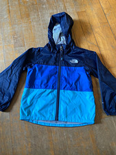 The North Face WindWall Hooded Full Zip Windbreaker Jacket Logo Colorblock 3T