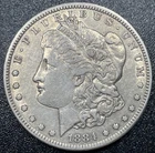 1884 S Morgan Silver Dollar $1 AU About Uncirculated Semi-Key Date