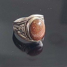 Sunstone Gemstone 925 Sterling Silver Handmade Dainty Ring All Size Available