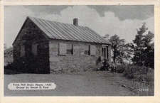 Historic Prink Hill Stone House 1825 Owned By Earnest E. Ford c1930 Postcard
