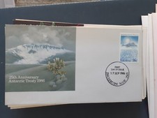 Australia 1986 fdc 25th anniv antarctic treaty ingleburn postmark