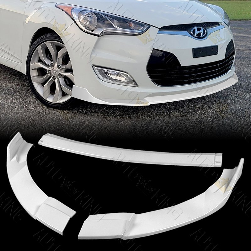 FIT 12-17 HYUNDAI VELOSTER PAINTED WHITE FRONT BUMPER BODY