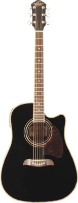 Oscar Schmidt OG2CEBK, Dreadnought Westerngitarre m. Tonabnehmer System, 4-Bd EQ