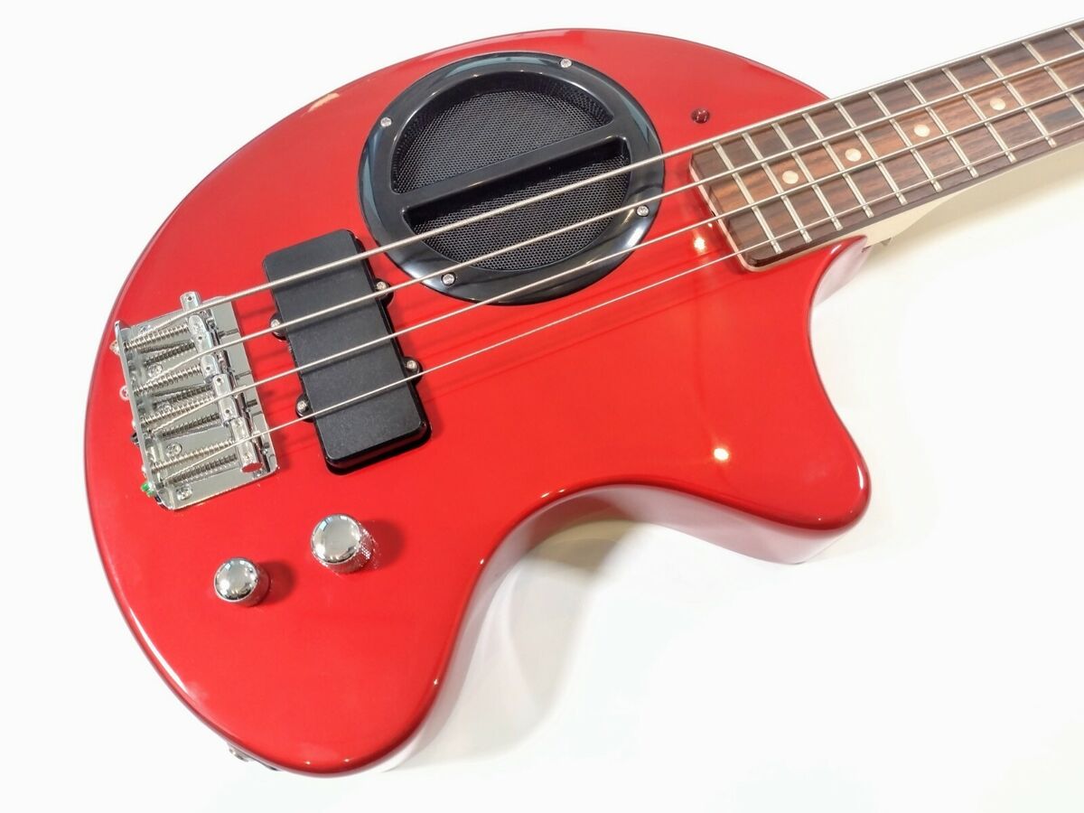 FERNANDES ZO-3 BASS Short Scale ALDER CANDY APPLE RED Soft Case FS ALG 086