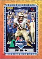 2024 Panini Instant TREY BENSON RC NFL DRAFT NIGHT Rookie #’d 1/760 Cardinals!