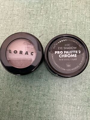 2x Lorac  Eye Shadow Pro Palette 2 Chrome