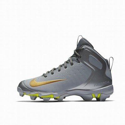 gold kids cleats