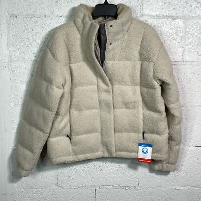 Columbia Women's Ruby Falls Novelty Jacket, Medium, Dark Stone Doodle  Sherpa