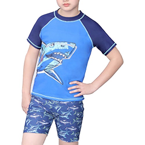 Kids Boys Swimwear Summer Rash Guard Outfits Swimsuit Diving Beachwear Party - Picture 19 of 46