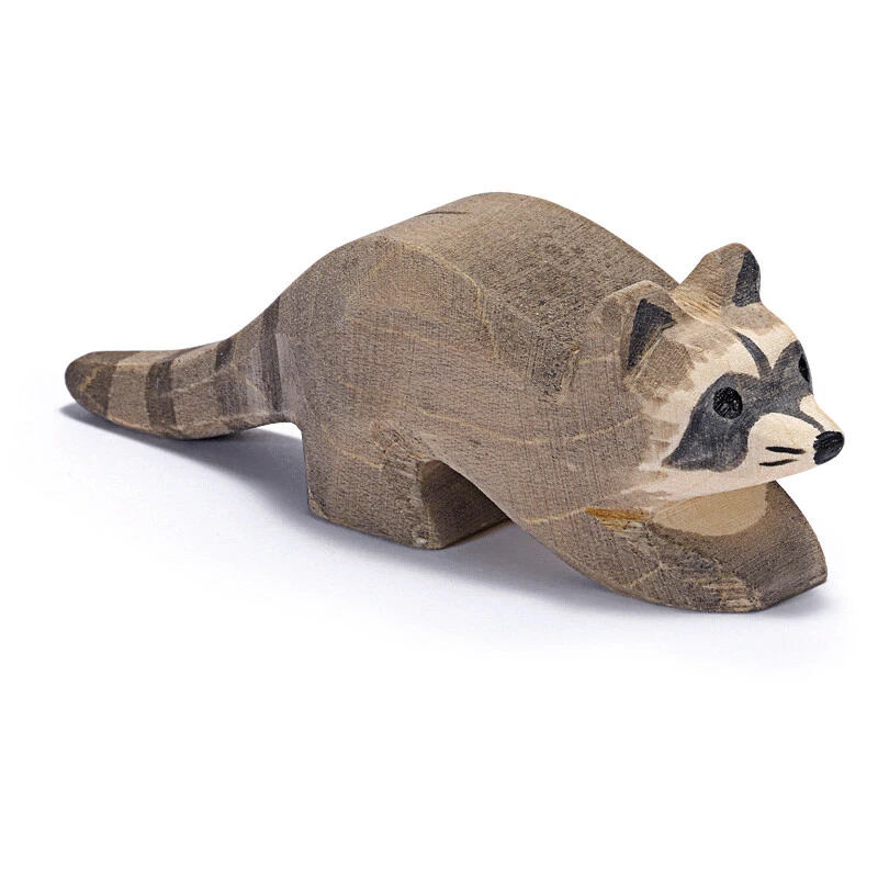 Waschbär klein - Ostheimer 16273 Holzfigur NEU