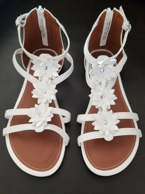 wonder nation white sandals