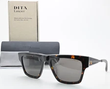 Dita Lancier Sunglasses LSA-701 DLS701-55-03 Square Tortoiseshell Lens For Air