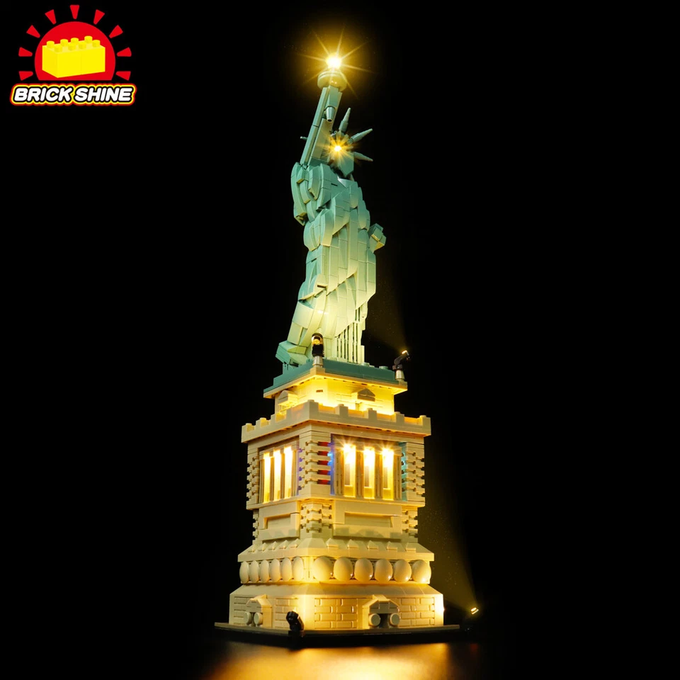 Brick Shine - Light kit for Lego Architecture Statue of Liberty 21042 (NEW) - Image 2 of 4