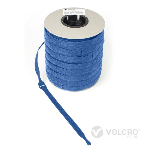 10x BLUE Genuine Velcro ONEWRAP® Cable Ties 20x200mm Cleat Strap Zip Hook Loop - Picture 3 of 3