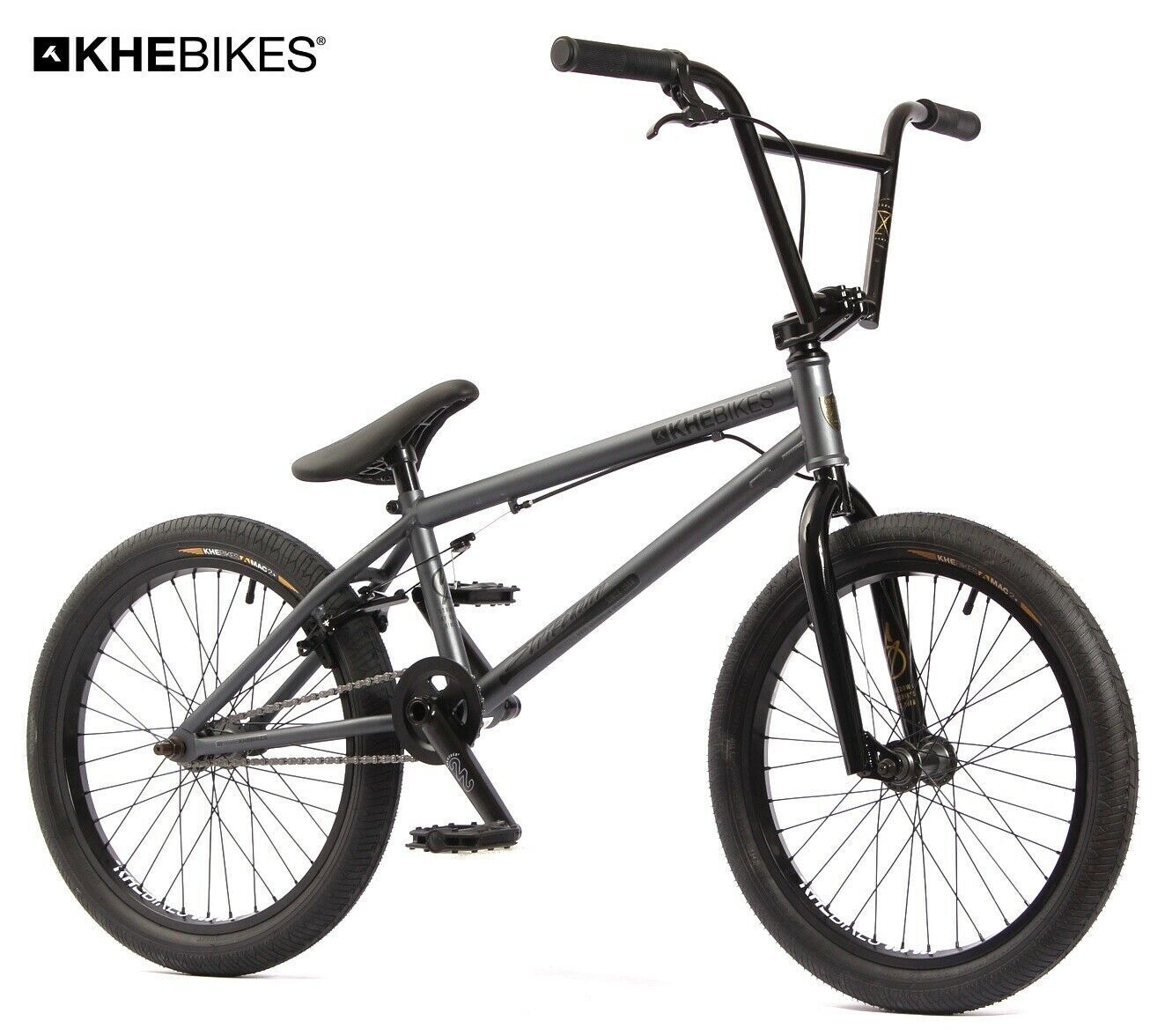 KHE BMX Bike Strikedown Pro 20 Inches Affix Rotor Stealth Grey Only 21.4lbs